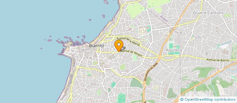 localisation de l'entreprise CASSIUS à BIARRITZ