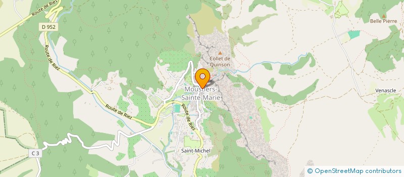 localisation de l'entreprise CASSIUS  PUIMOISSON