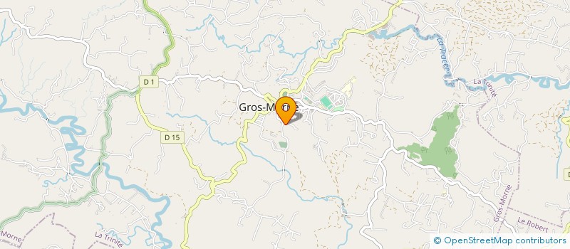 localisation de l'entreprise CASSIUS DE LINVAL  GROS-MORNE