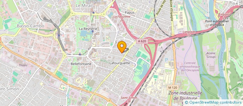 localisation de l'entreprise CASSIUS MUSIC  TOULOUSE