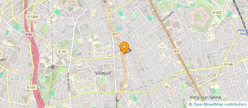 localisation de l'entreprise CASSIUS PALMYRE à VILLEJUIF