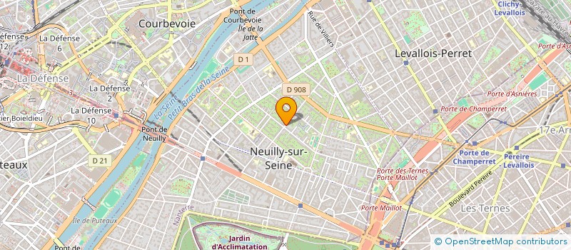 localisation de l'entreprise CASSIUS SEARCH à NEUILLY-SUR-SEINE