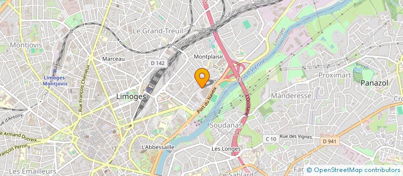 localisation de l'entreprise CASSO à LIMOGES