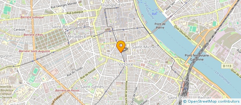 localisation de l'entreprise CASSONADE à BORDEAUX