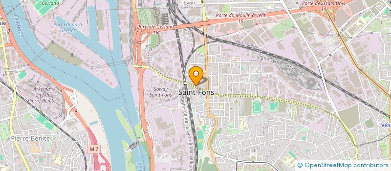 localisation de l'entreprise CASSOU  SAINT-FONS