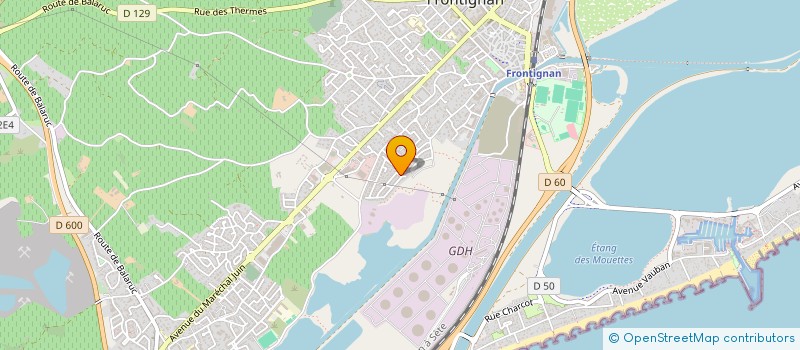 localisation de l'entreprise CASSOU ET FILS à FRONTIGNAN