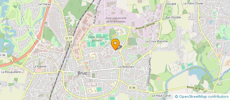 localisation de l'entreprise CASSY  BRUZ