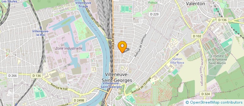 localisation de l'entreprise CASSY RENOV à VILLENEUVE-SAINT-GEORGES