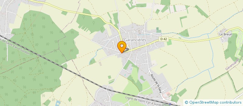 localisation de l'entreprise CASSYOPAE  GARANCIERES