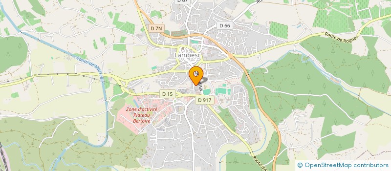 localisation de l'entreprise CAST  LAMBESC