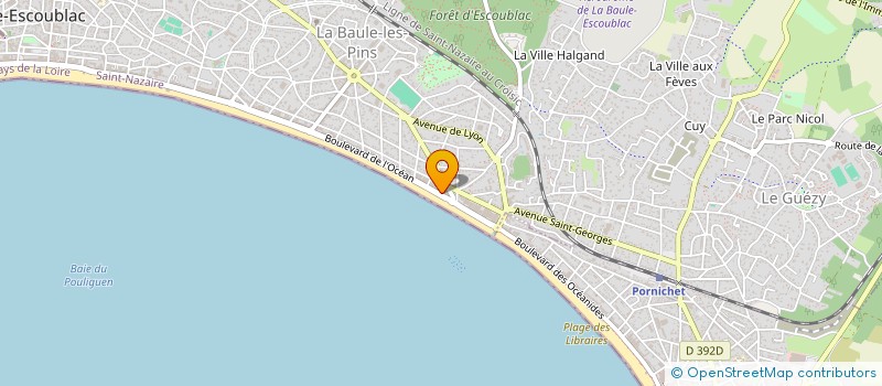 localisation de l'entreprise CAST  PORNICHET