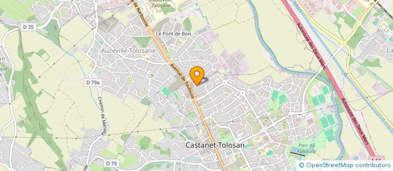 localisation de l'entreprise CASTACROUTE à CASTANET-TOLOSAN