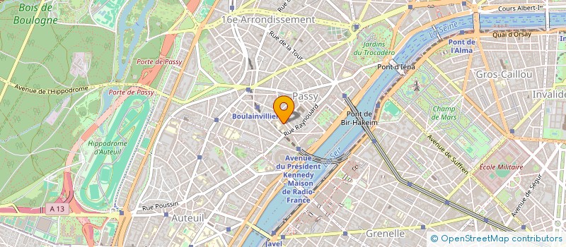 localisation de l'entreprise CASTAFIORE  PARIS