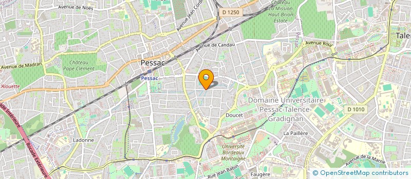 localisation de l'entreprise CASTAGNET à PESSAC