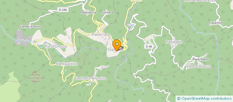 localisation de l'entreprise CASTAGNICCIA LAB à STAZZONA