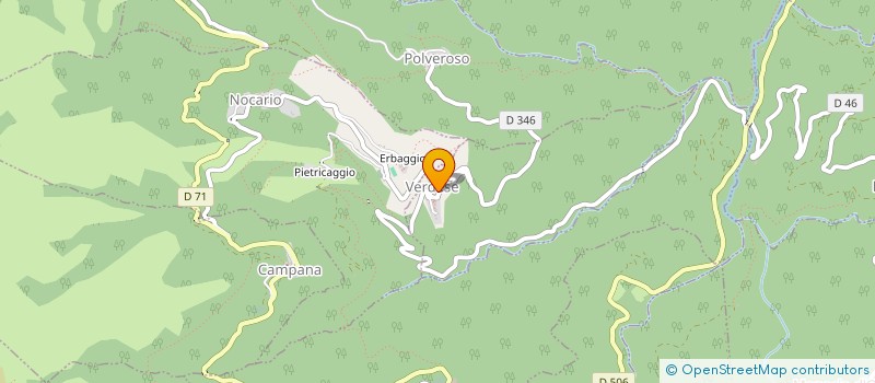 localisation de l'entreprise CASTAGNICCIA TRANSPORTS MARCELLI à PIEDICROCE