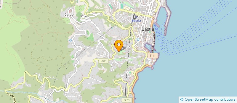 localisation de l'entreprise CASTAGNO à BASTIA