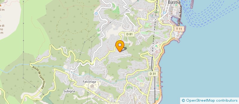 localisation de l'entreprise CASTAGNOLU à BASTIA