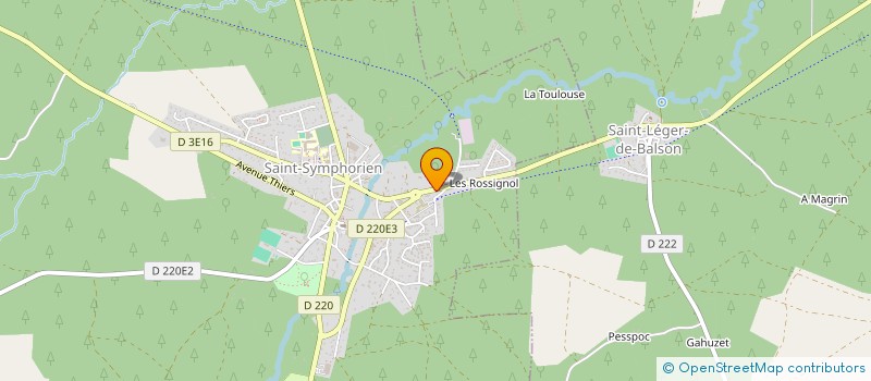 localisation de l'entreprise CASTAGNOS FRERES  SAINT-SYMPHORIEN