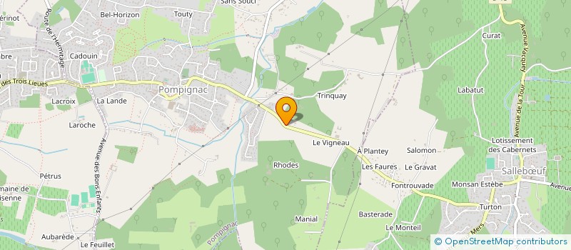 localisation de l'entreprise CASTAING  POMPIGNAC