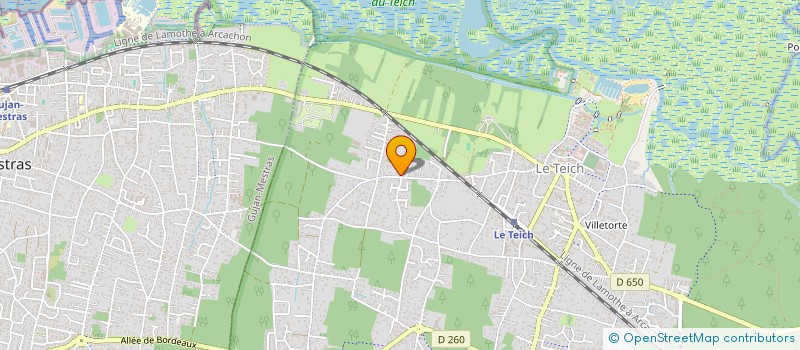 localisation de l'entreprise CASTAING ANERZZY  LE TEICH