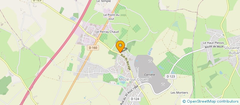 localisation de l'entreprise CASTAING ASSET MANAGEMENT CAM  MOZE-SUR-LOUET