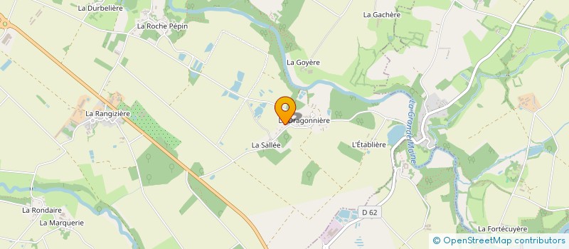 localisation de l'entreprise CASTAJE à MONTAIGU-VENDEE