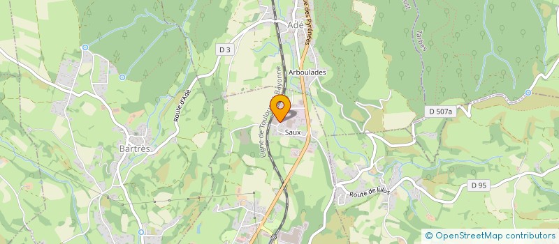 localisation de l'entreprise CASTAL DISTRIBUTION à LOURDES