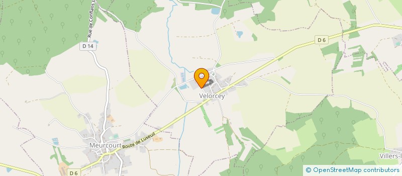 localisation de l'entreprise CASTALAN CEDRIC  VELORCEY