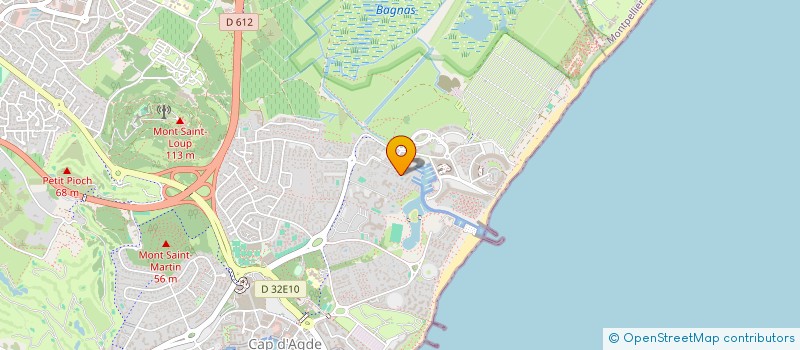 localisation de l'entreprise CASTALIA  AGDE