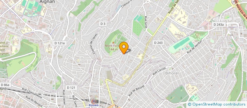 localisation de l'entreprise CASTALIE. COMPAGNIE DES PAS PERDUS à BOIS-GUILLAUME