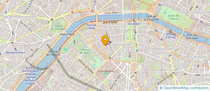 localisation de l'entreprise CASTALIE DE L'ADOUR  PARIS