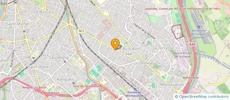 localisation de l'entreprise CASTAN CHOCOLATIER à TOULOUSE