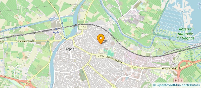 localisation de l'entreprise CASTAN ET COMPAGNIE  AGDE