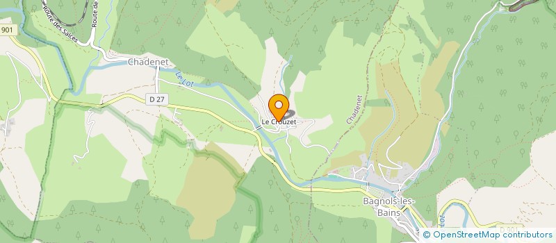 localisation de l'entreprise CASTAN FERRIER SARL à CHADENET