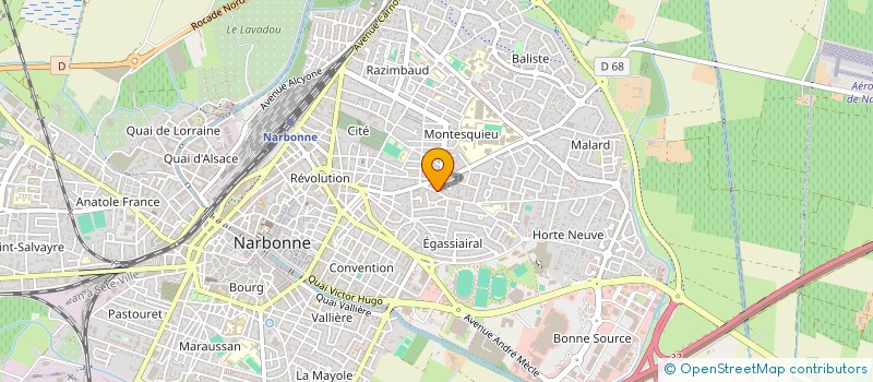 localisation de l'entreprise CASTAN IMMO  NARBONNE
