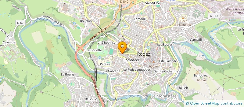 localisation de l'entreprise CASTAN IMMOBILIER  RODEZ