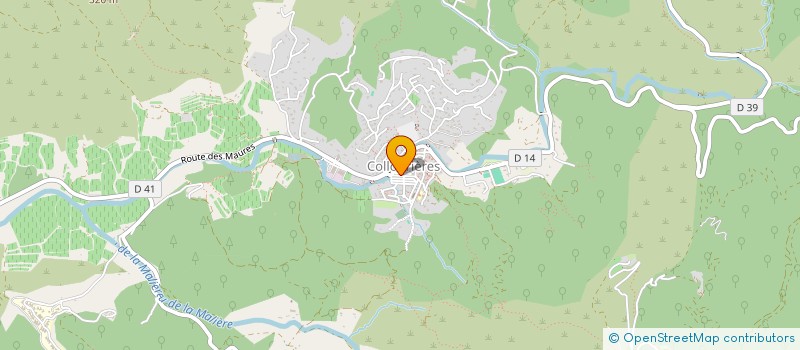 localisation de l'entreprise CASTANEA  COLLOBRIERES