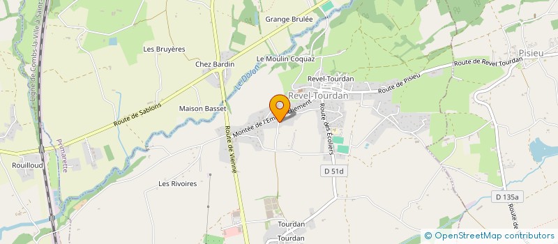 localisation de l'entreprise CASTANEA  REVEL-TOURDAN