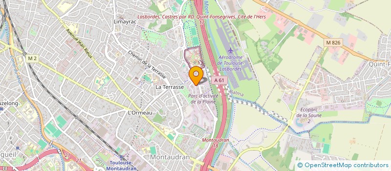localisation de l'entreprise CASTANET AMENAGEMENT à TOULOUSE