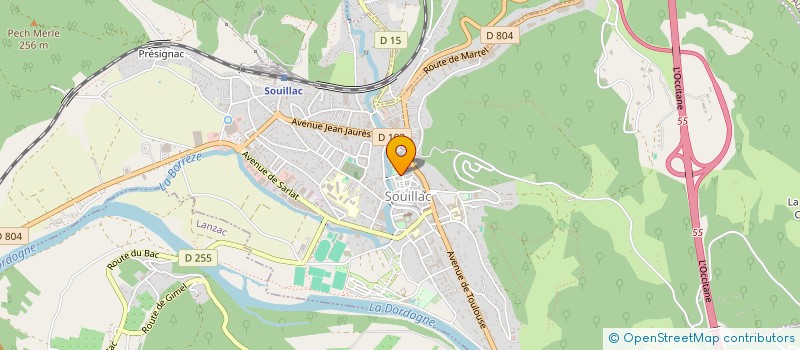 localisation de l'entreprise CASTANET ET FILS  LACHAPELLE-AUZAC