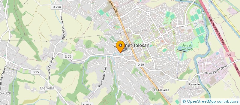 localisation de l'entreprise CASTANET HANDI MONTAGNE à CASTANET-TOLOSAN
