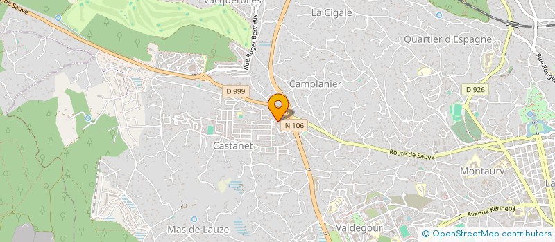 localisation de l'entreprise CASTANET PRIMEUR  NIMES