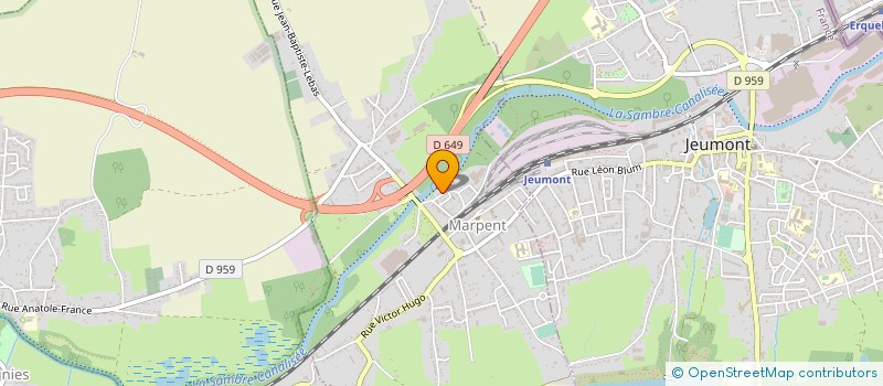 localisation de l'entreprise CASTANET SA à MARPENT
