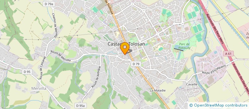 localisation de l'entreprise CASTANET SPORT PETANQUE à CASTANET-TOLOSAN