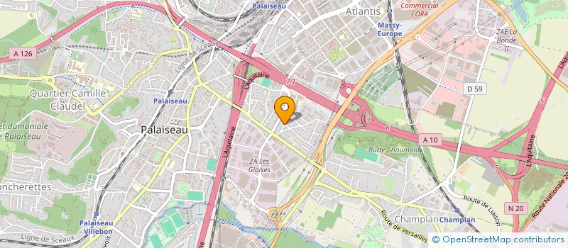 localisation de l'entreprise CASTANG LCEI à PALAISEAU