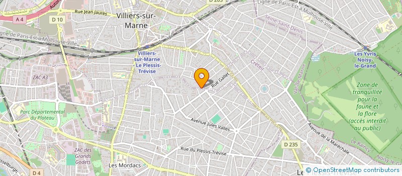 localisation de l'entreprise CASTANHEIRA  VILLIERS-SUR-MARNE