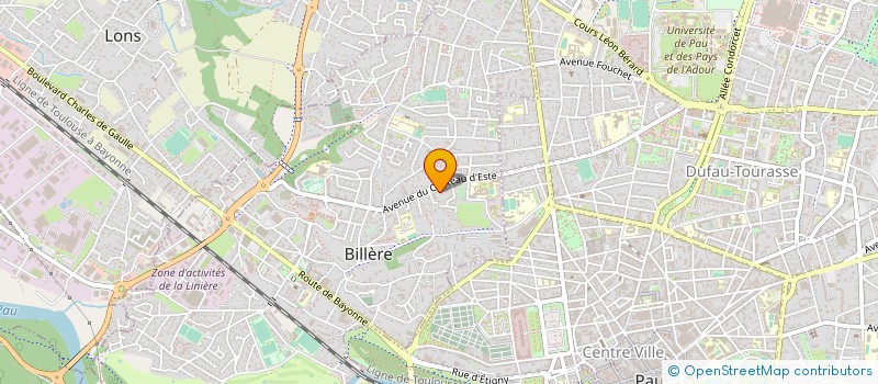 localisation de l'entreprise CASTANHEIRA CONSEILS  BILLERE