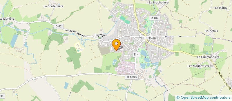 localisation de l'entreprise CASTANIE  VENANSAULT