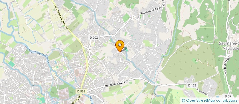 localisation de l'entreprise CASTANO  L'ISLE-SUR-LA-SORGUE